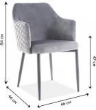 Kitchen chair Astor Velvet order